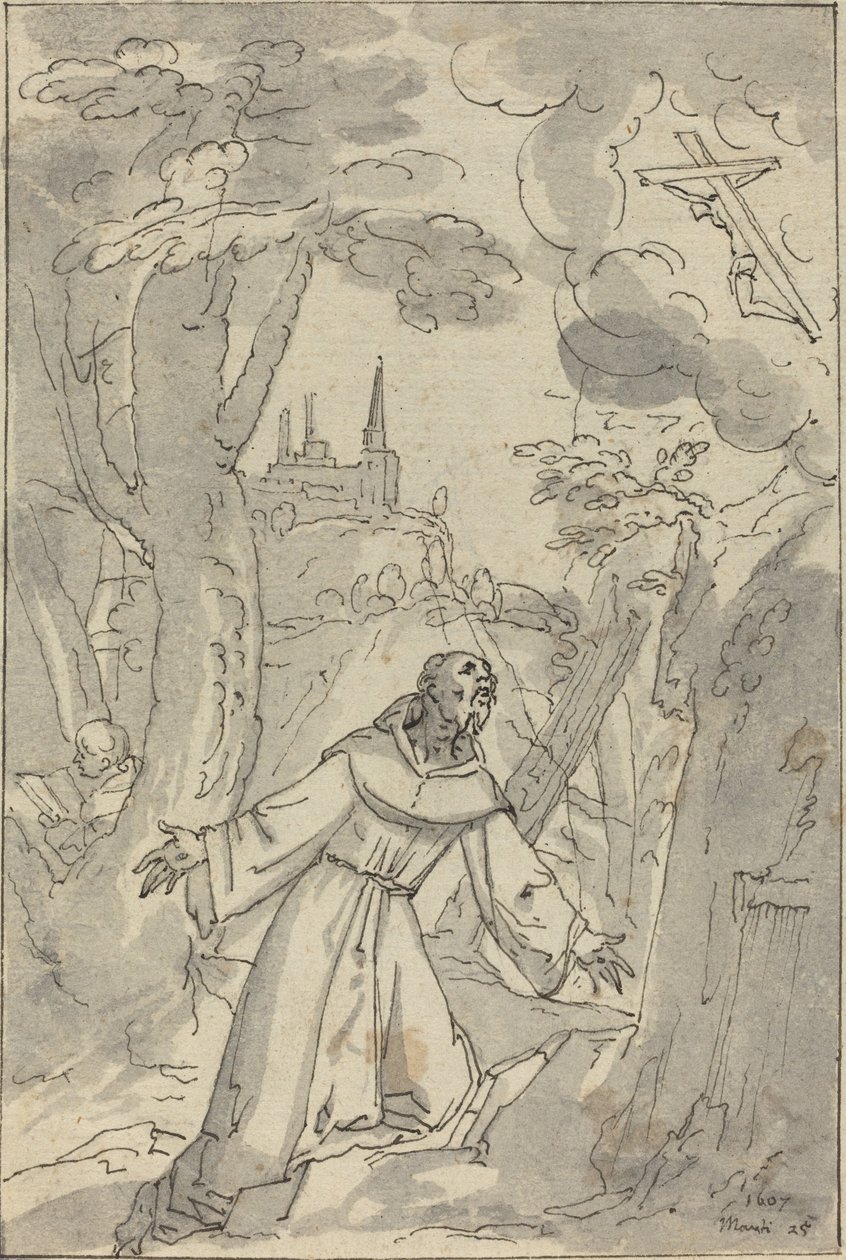 Szent Ferenc megbélyegzése alkotó: Johann Matthias Kager