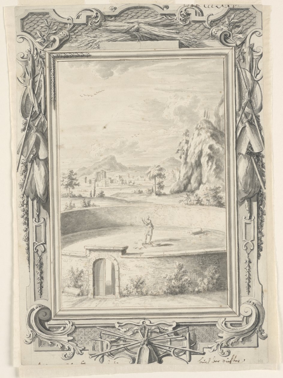 Tanulmány a Gideon gyapjúhoz, 375. tábla, Physica Sacra alkotó: Johann Melchior Füssli