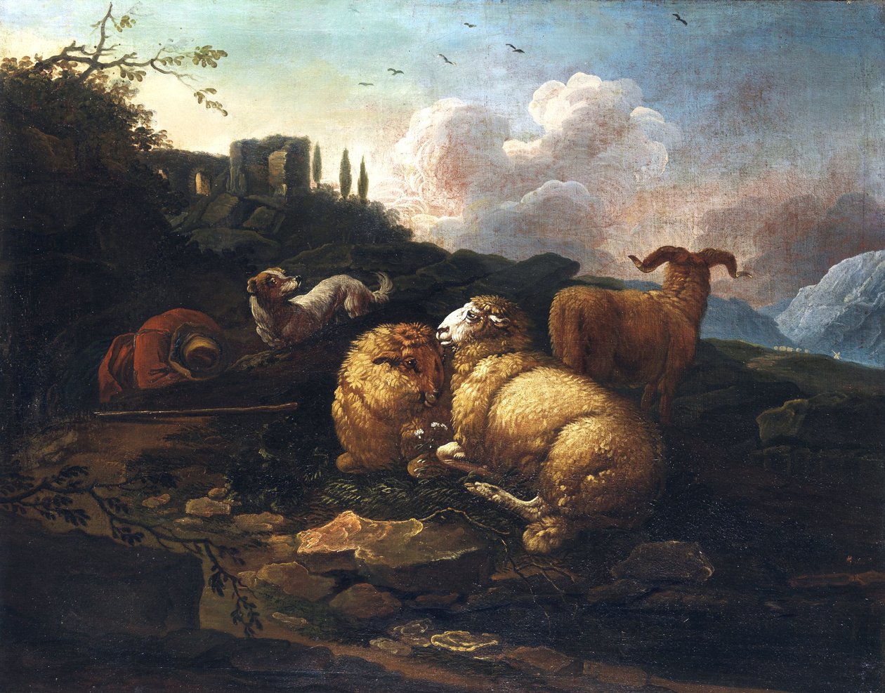 Johann Melchior Roos Juh és pásztor alkotó: Johann Melchior Roos