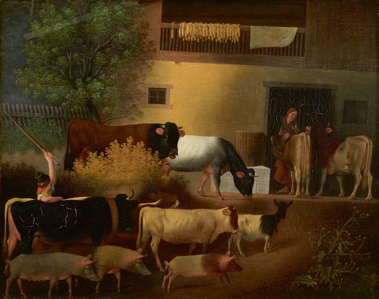 A csorda visszatérése alkotó: Johann Michael Neder