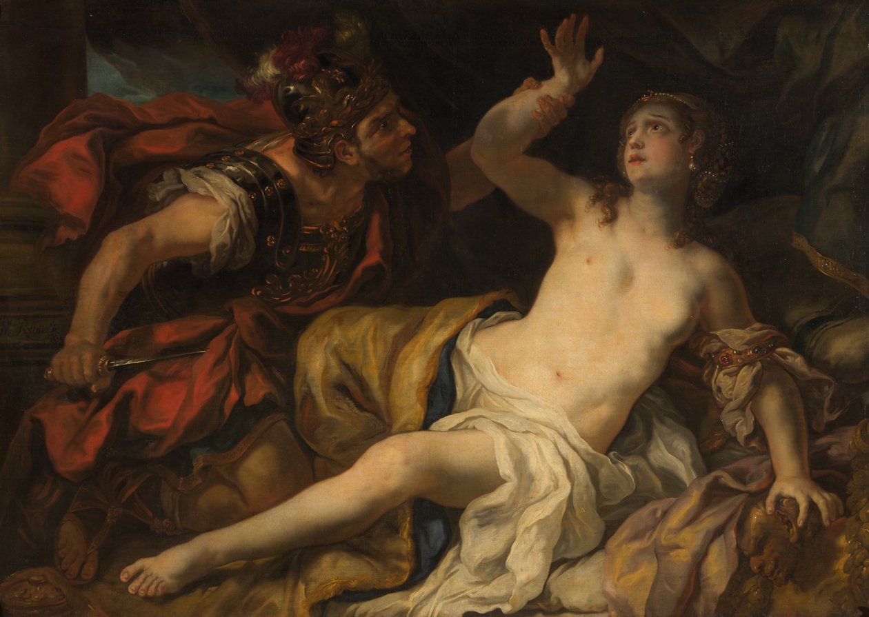 Tarquinius és Lucretia alkotó: Johann Michael Rottmayr