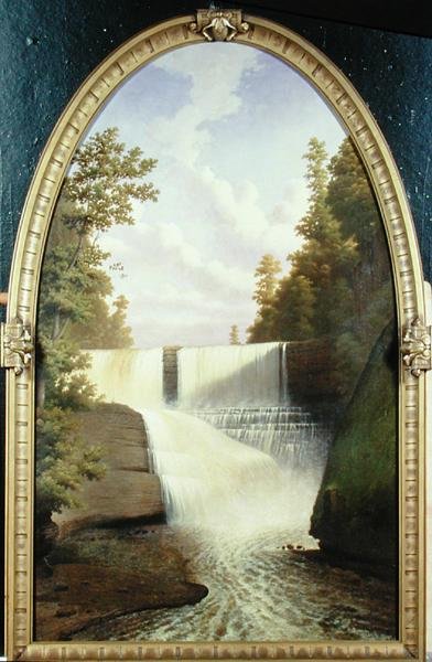 Trenton vízesés, West Canada Creek, New York alkotó: Johann Mongels Culverhouse