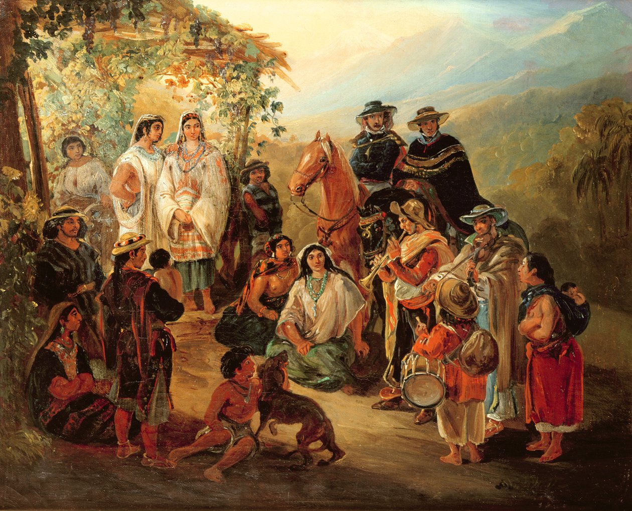 Tájviseletek, 1850 alkotó: Johann Moritz Rugendas
