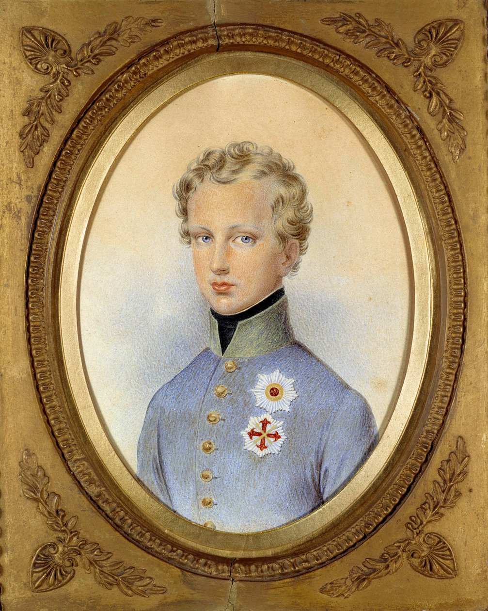 Reichstadt hercegének (1811-1832), I. Napóleon fiának és Marie Louise osztrák fiának portréja Johann Nepomuk Ender (1793-1854) festménye 1830 Magángyűjtemény - Reichstadt hercegének (1811-1832), Napóleon fiának portréja Én és az osztrák Marie Louise alkotó: Johann Nepomuk Ender