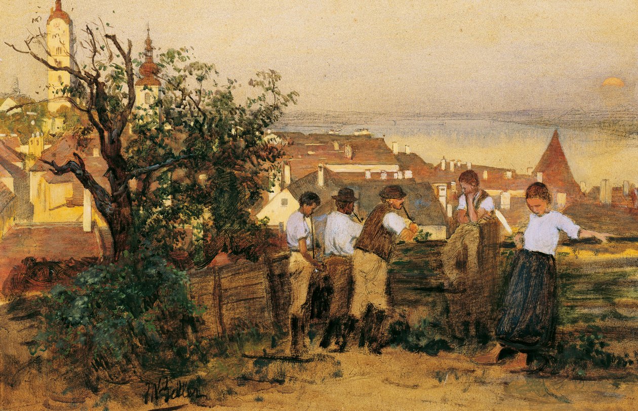 Stein an der Donau felől alkotó: Johann Nepomuk Geller