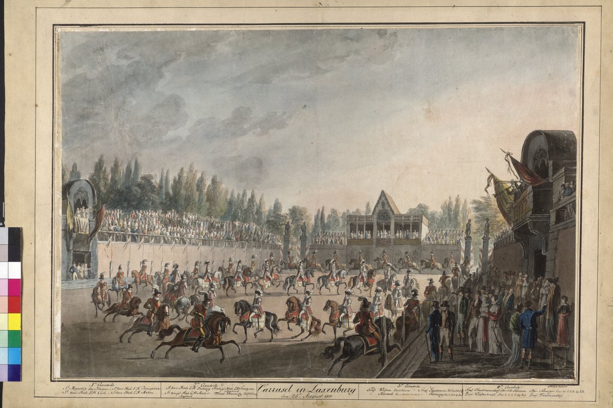 Körhinta Laxenburgban alkotó: Johann Nepomuk Hoechle