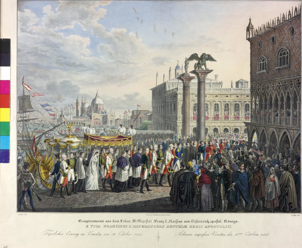 Foglalkozás Velencében 1815 alkotó: Johann Nepomuk Hoechle