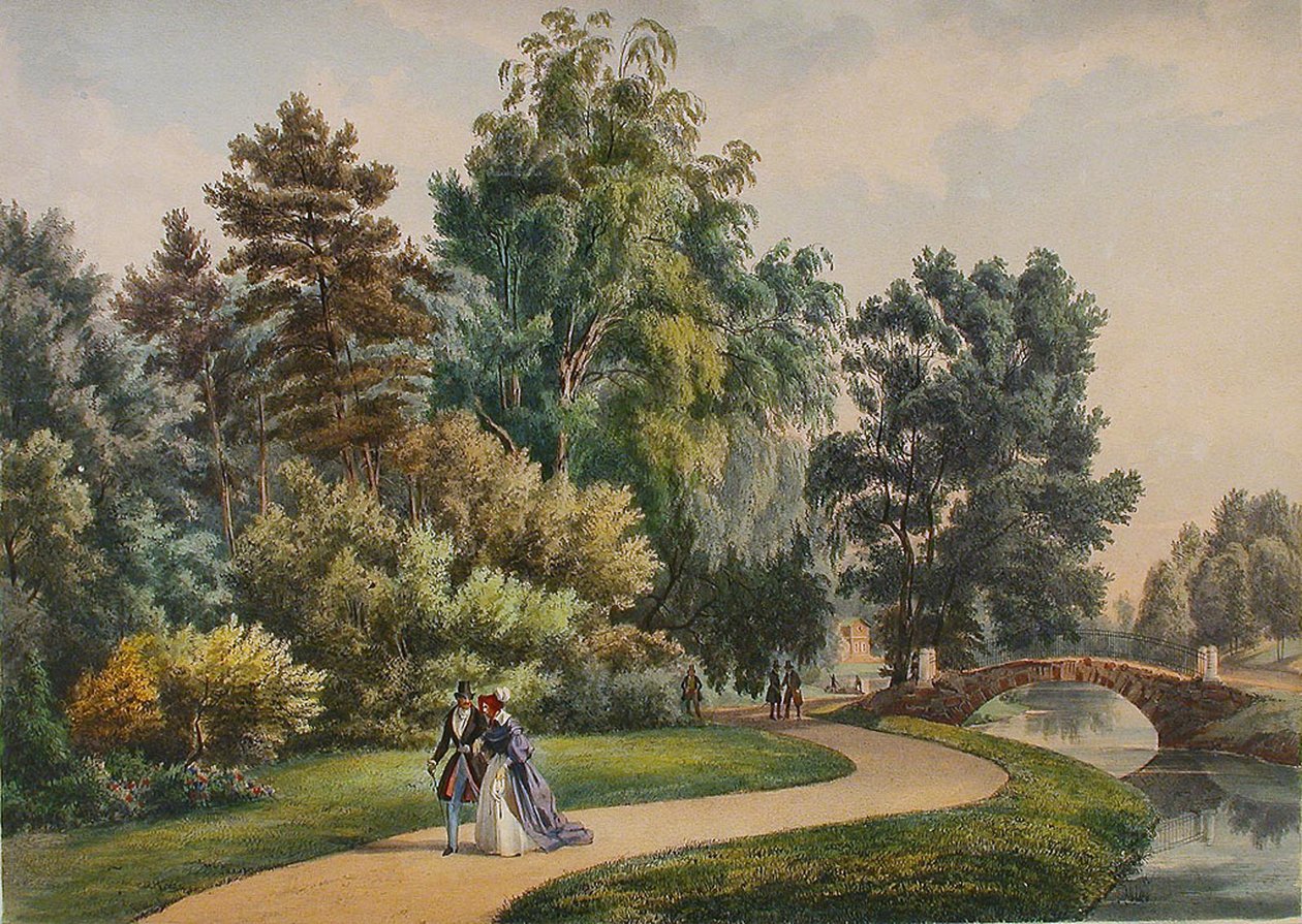 A Vlakhernskoe-Kuzminki birtok, p. 1840 alkotó: Johann Nepomuk Rauch