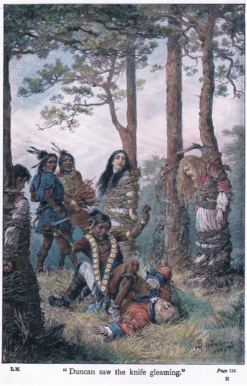 Duncan látta, hogy a kés csillog, 1910 alkotó: Johann Nepomuk Schonberg
