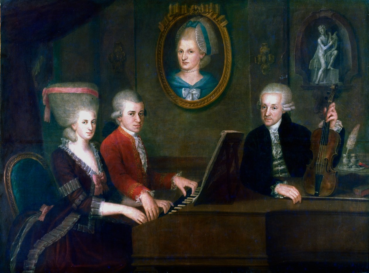 A Mozart család, 1780-1781 alkotó: Johann Nepomuk della Croce