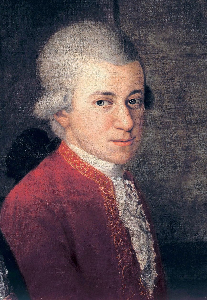 Wolfgang Amadeus Mozart (1756-1791) – Johann Nepomuk della Croce (1736-1819) részlete alkotó: Johann Nepomuk della Croce