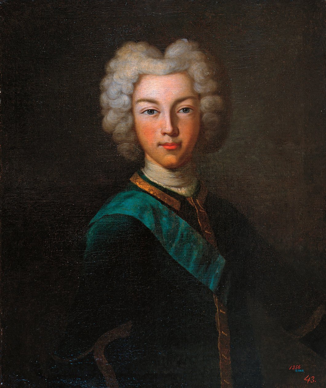 II. Péter orosz cár portréja (II. Péter orosz cár portréja) - Johann Paul Ludden (Ludden) festménye (?-1739), olaj, vászon, 1720 vége - Állami Szabadtéri Múzeum Pavlovszk Palota, Szentpétervár ( Oroszország) alkotó: Johann Paul (d.1739) Luedden