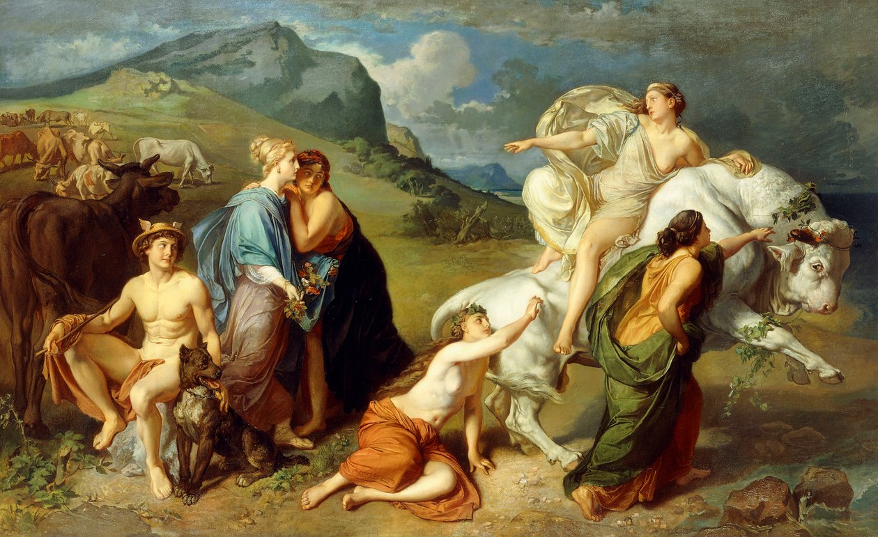 Európa, alkotó: Johann Paul Adolf Kiessling