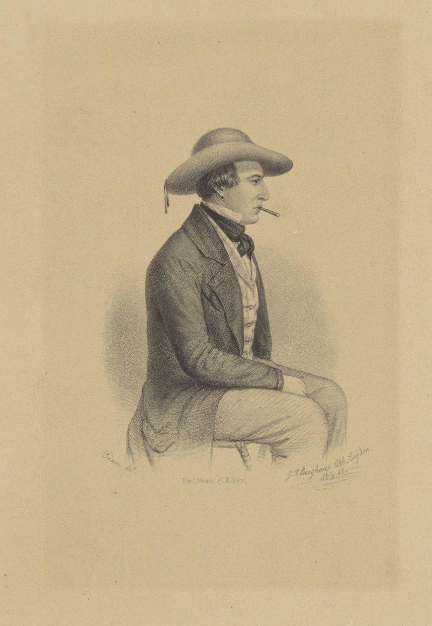 Jean Henri de Laat de Kanter portréja alkotó: Johann Peter Berghaus