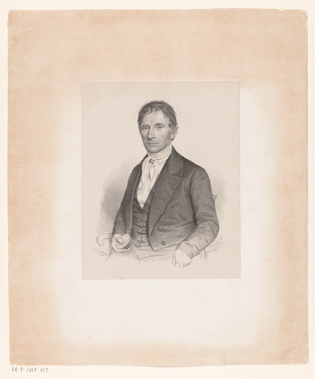 Hugo van Beresteyn Squire portréja alkotó: Johann Peter Berghaus