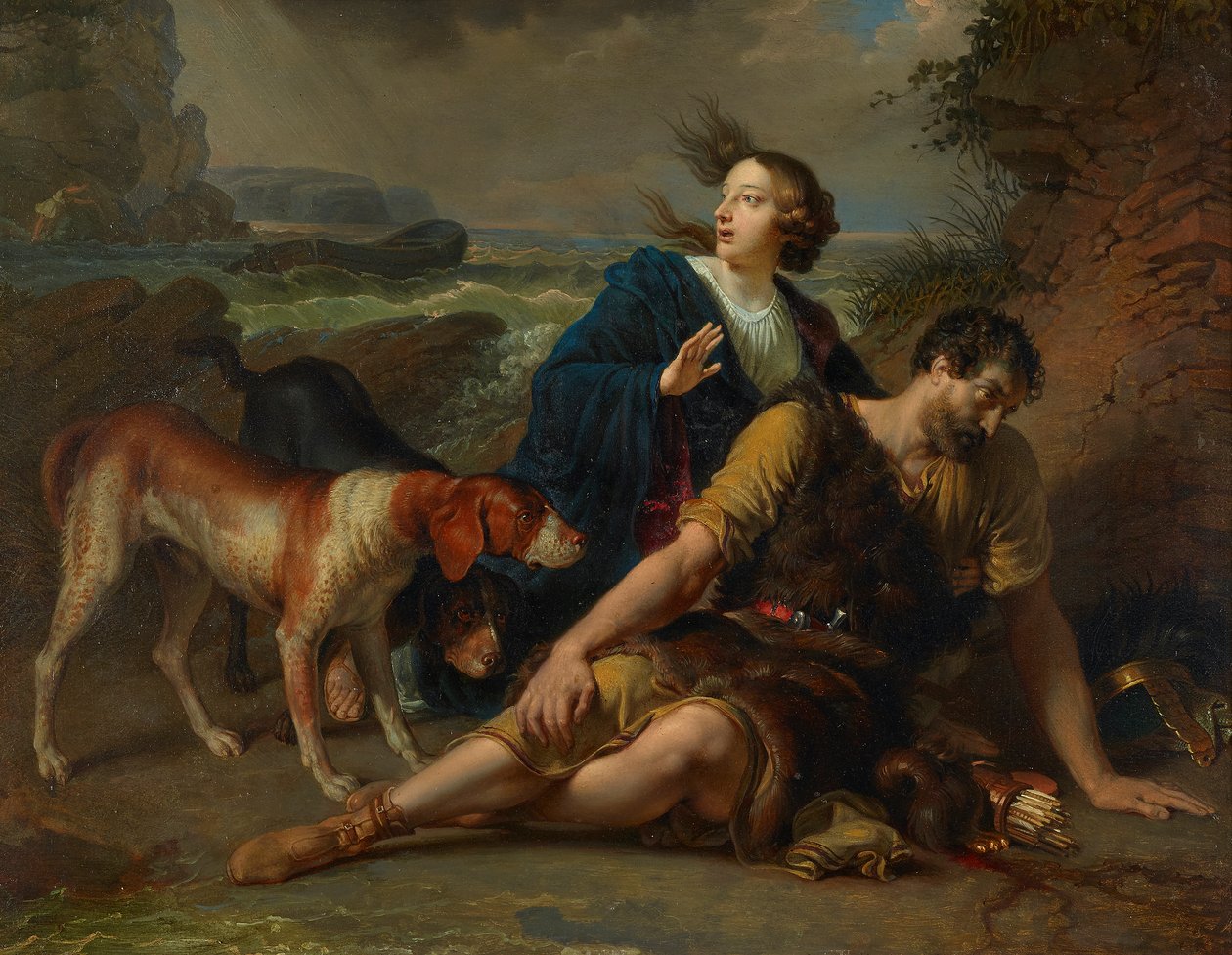 Arindal és Daura alkotó: Johann Peter Krafft