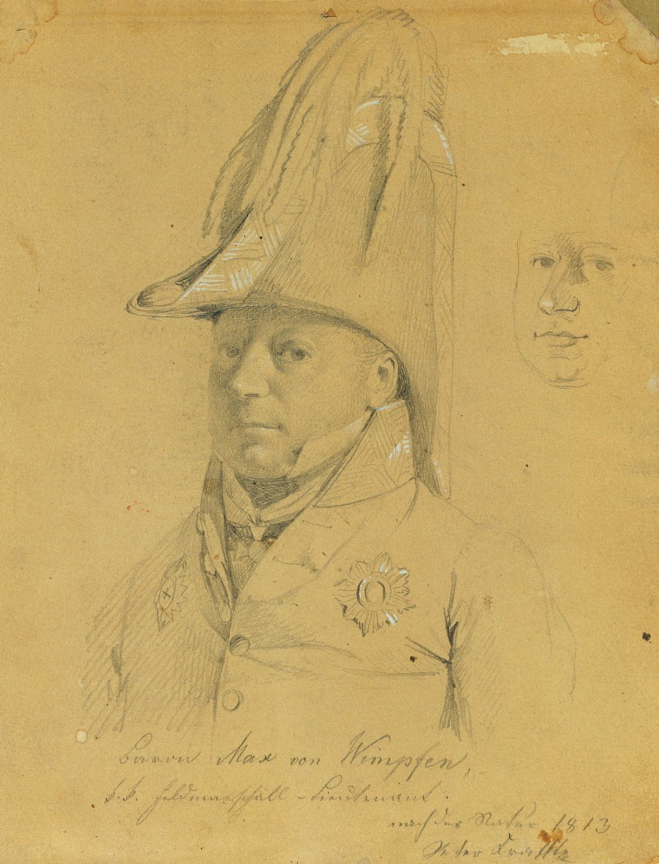 Max von Wimpfen báró alkotó: Johann Peter Krafft