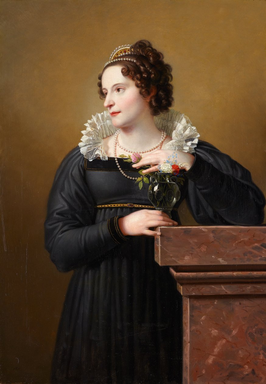 Florentina Troclet-Fautz portréja alkotó: Johann Peter Krafft