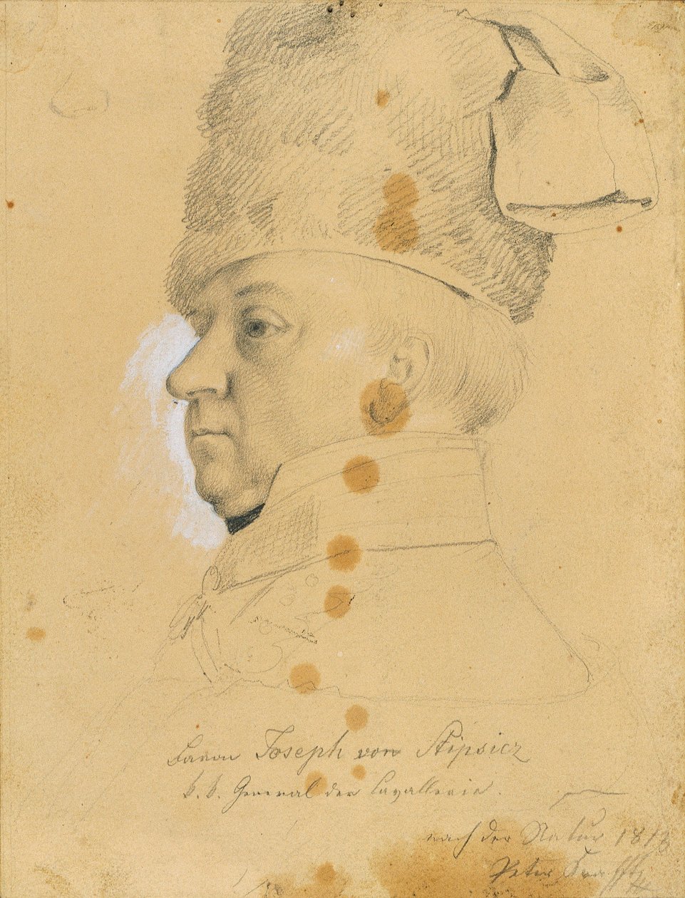 Joseph Baron von Stipsicz tábornok alkotó: Johann Peter Krafft