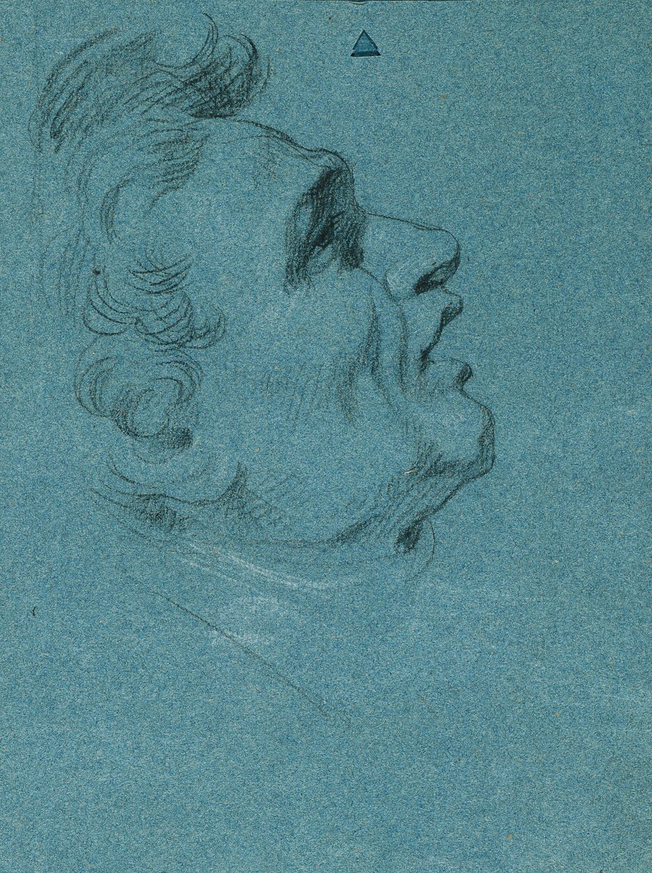 Fejtanulmány a Hofburg falfestményeihez alkotó: Johann Peter Krafft