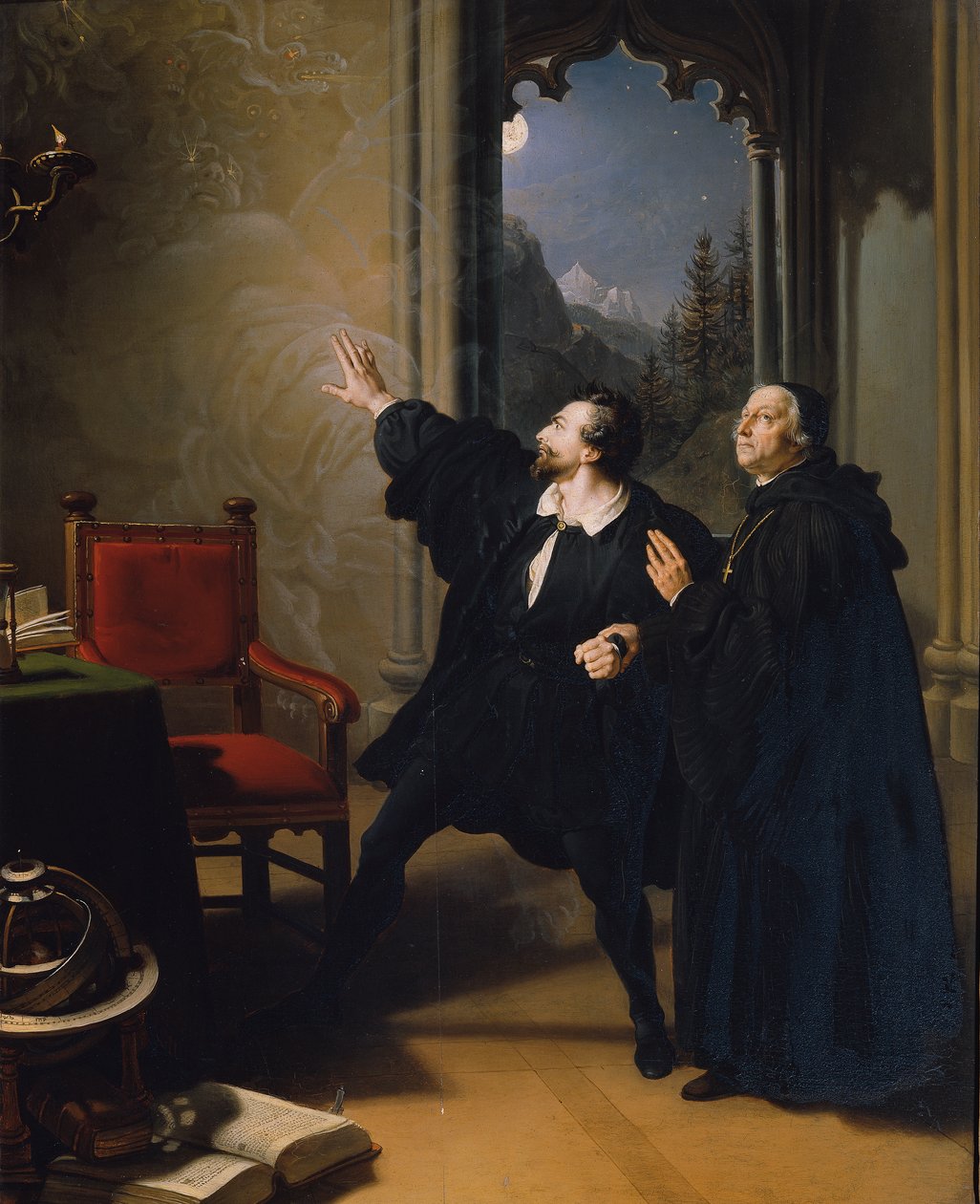 Manfred halál órája alkotó: Johann Peter Krafft