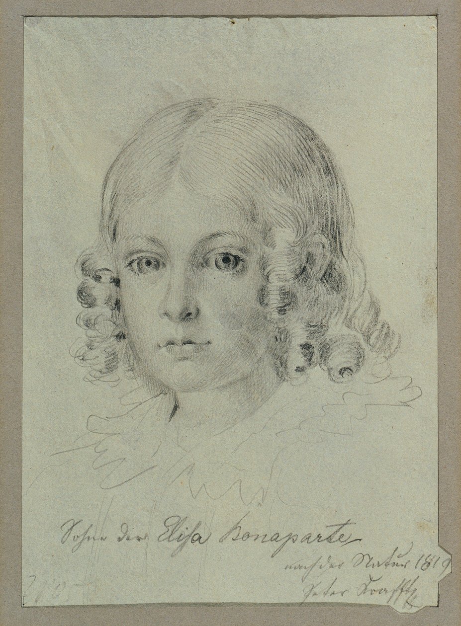 Elisa Bonaparte fia alkotó: Johann Peter Krafft