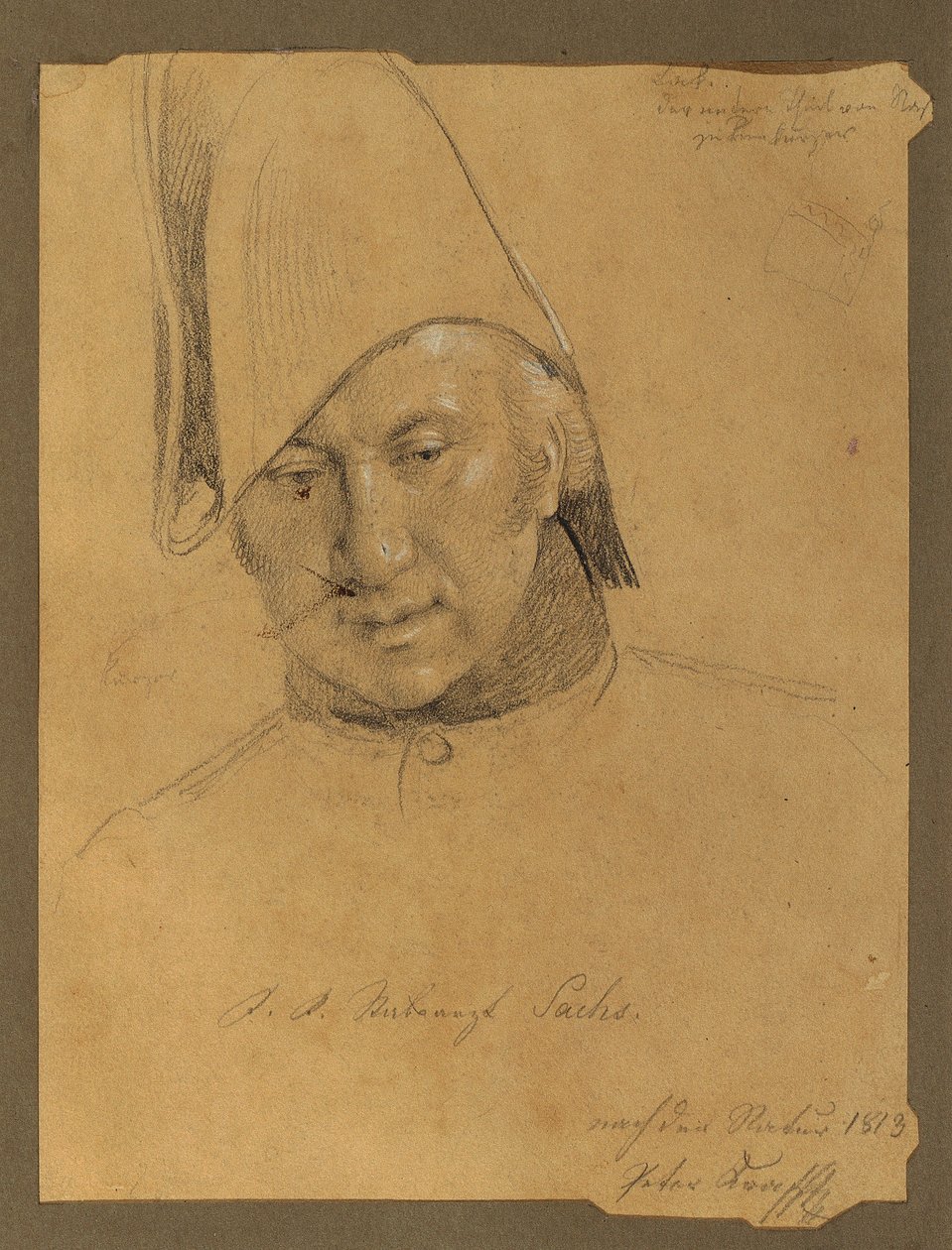 Sachs tisztiorvos alkotó: Johann Peter Krafft