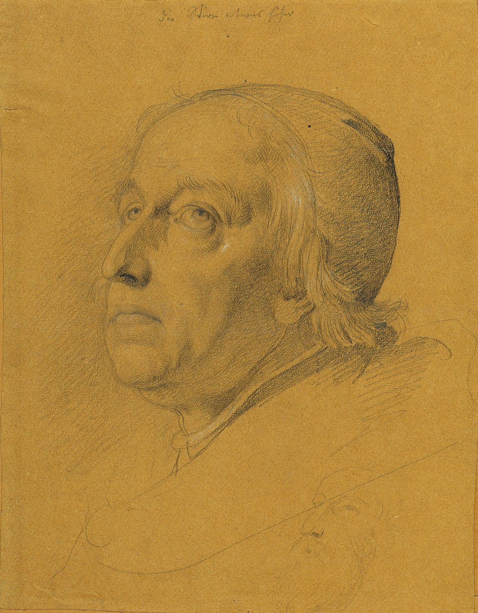 Tanulmány a "Manfred halál órájáról" alkotó: Johann Peter Krafft