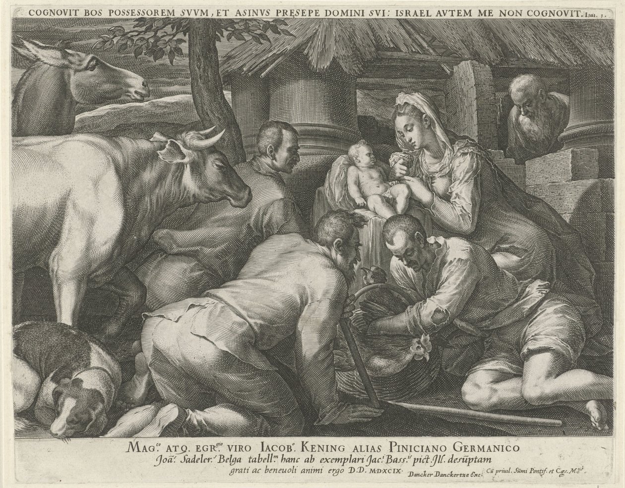 A Pásztorok imádata alkotó: Johann Sadeler (I)