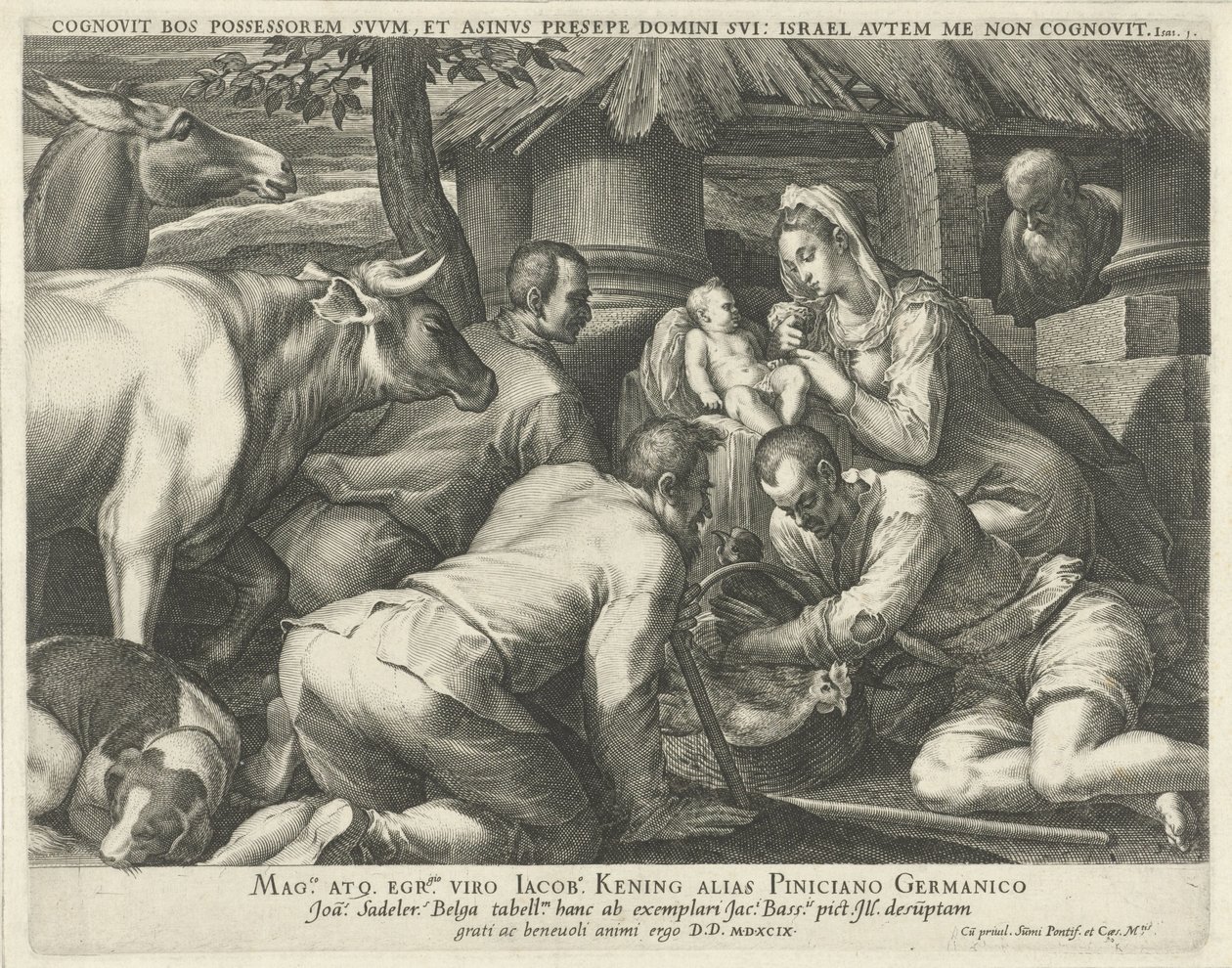 A Pásztorok imádata alkotó: Johann Sadeler (I)