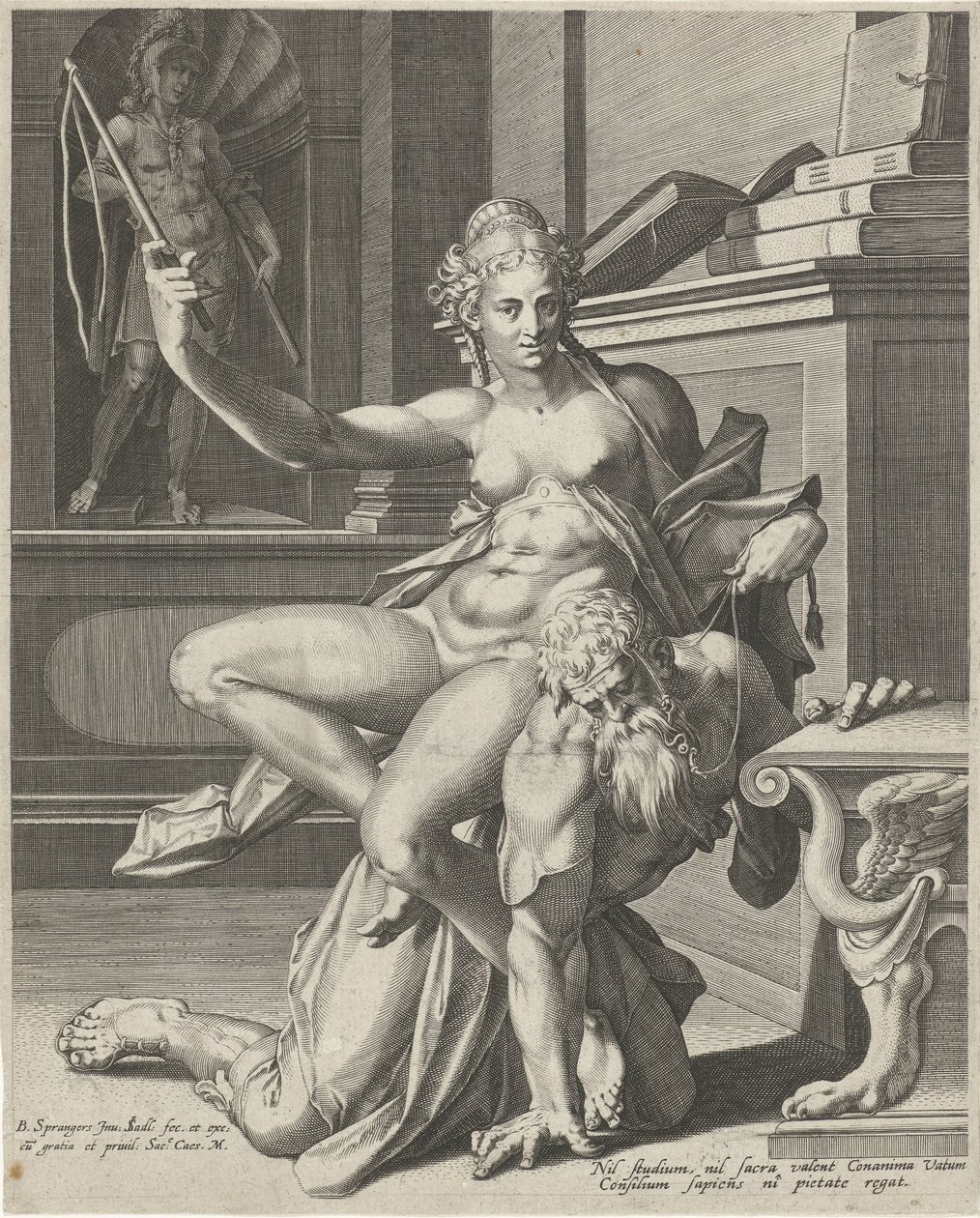 Arisztotelész és Phyllis alkotó: Johann Sadeler (I)