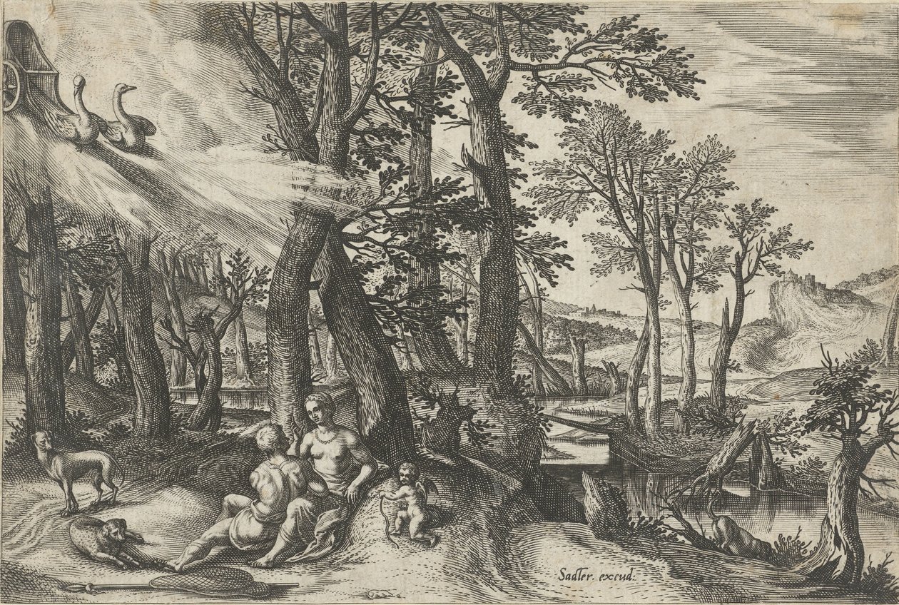 Vénusz és Adonisz alkotó: Johann Sadeler (I)