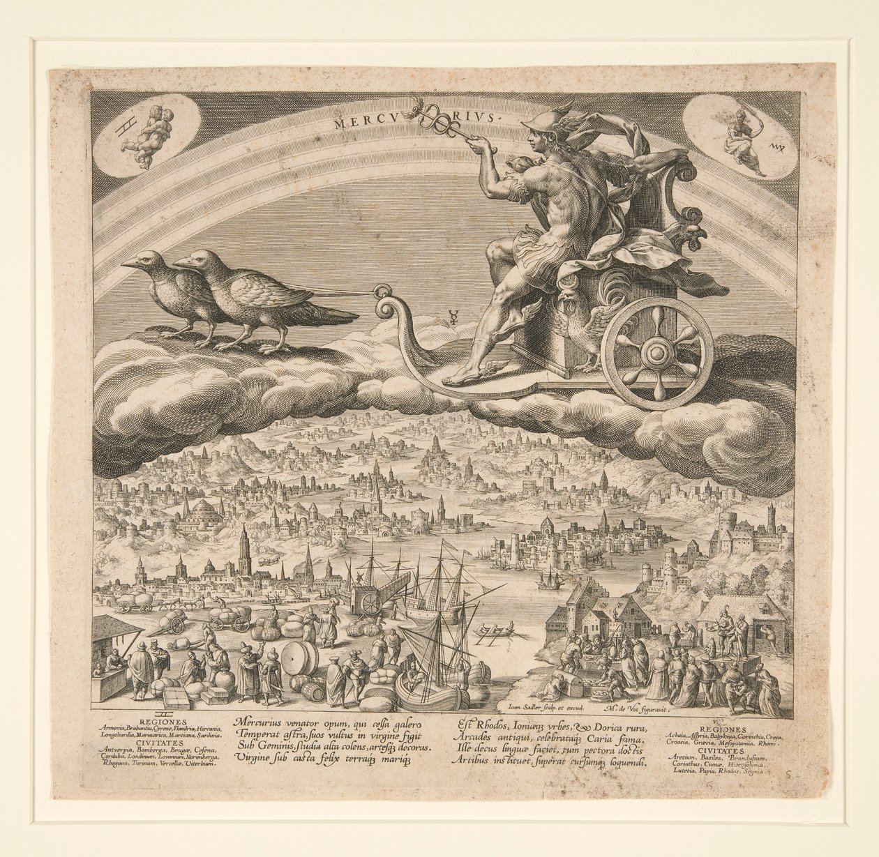 Merkúr, a Hét Bolygó sorozatából alkotó: Johann Sadeler I