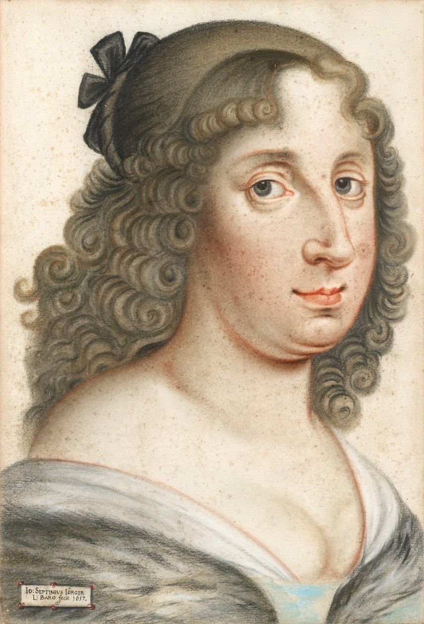 Krisztina svéd királynő portréja 1626-1689, 1657 alkotó: Johann Septimius Jörger von Tollet