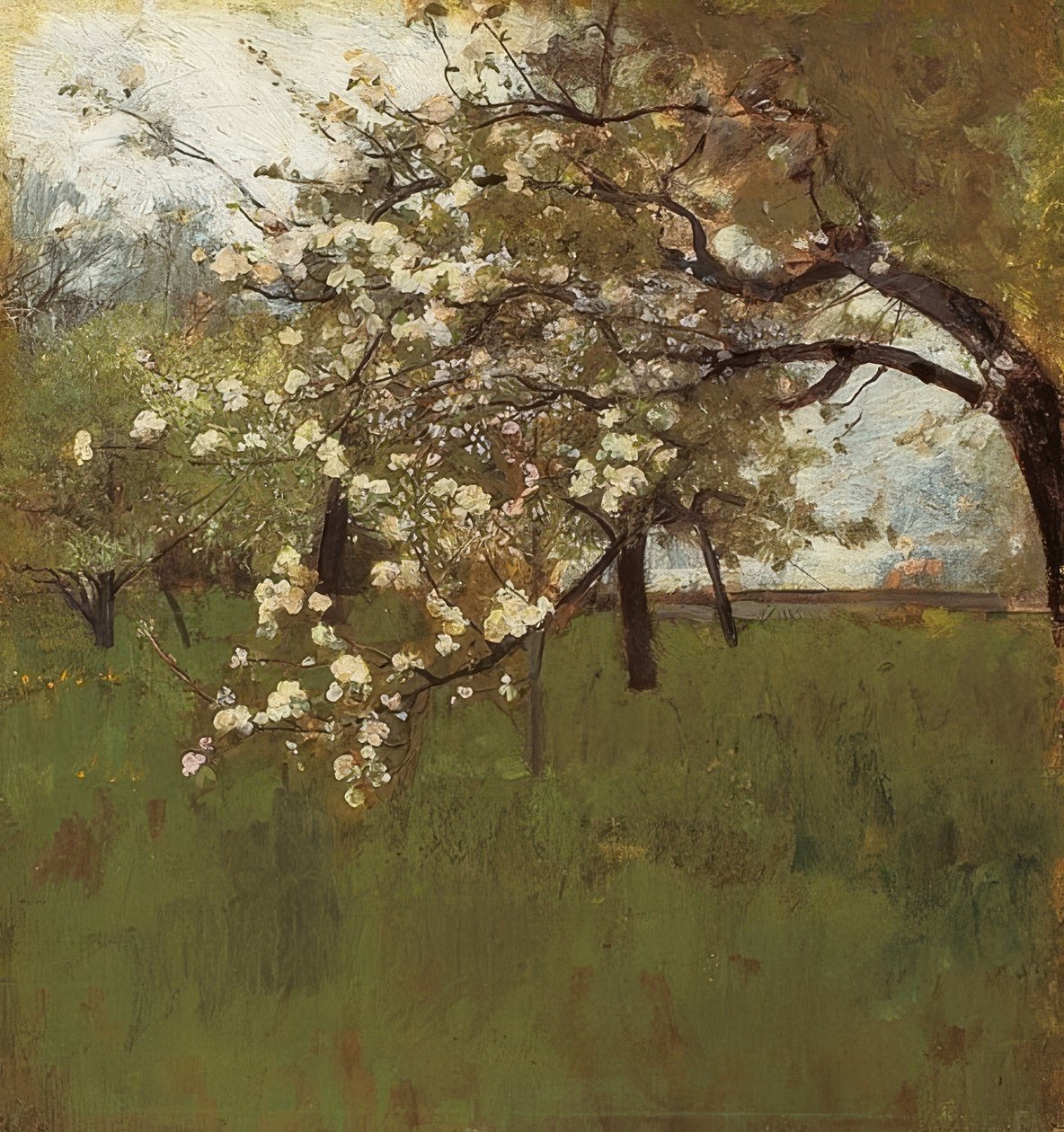 Virágzó almafa alkotó: Johann Sperl