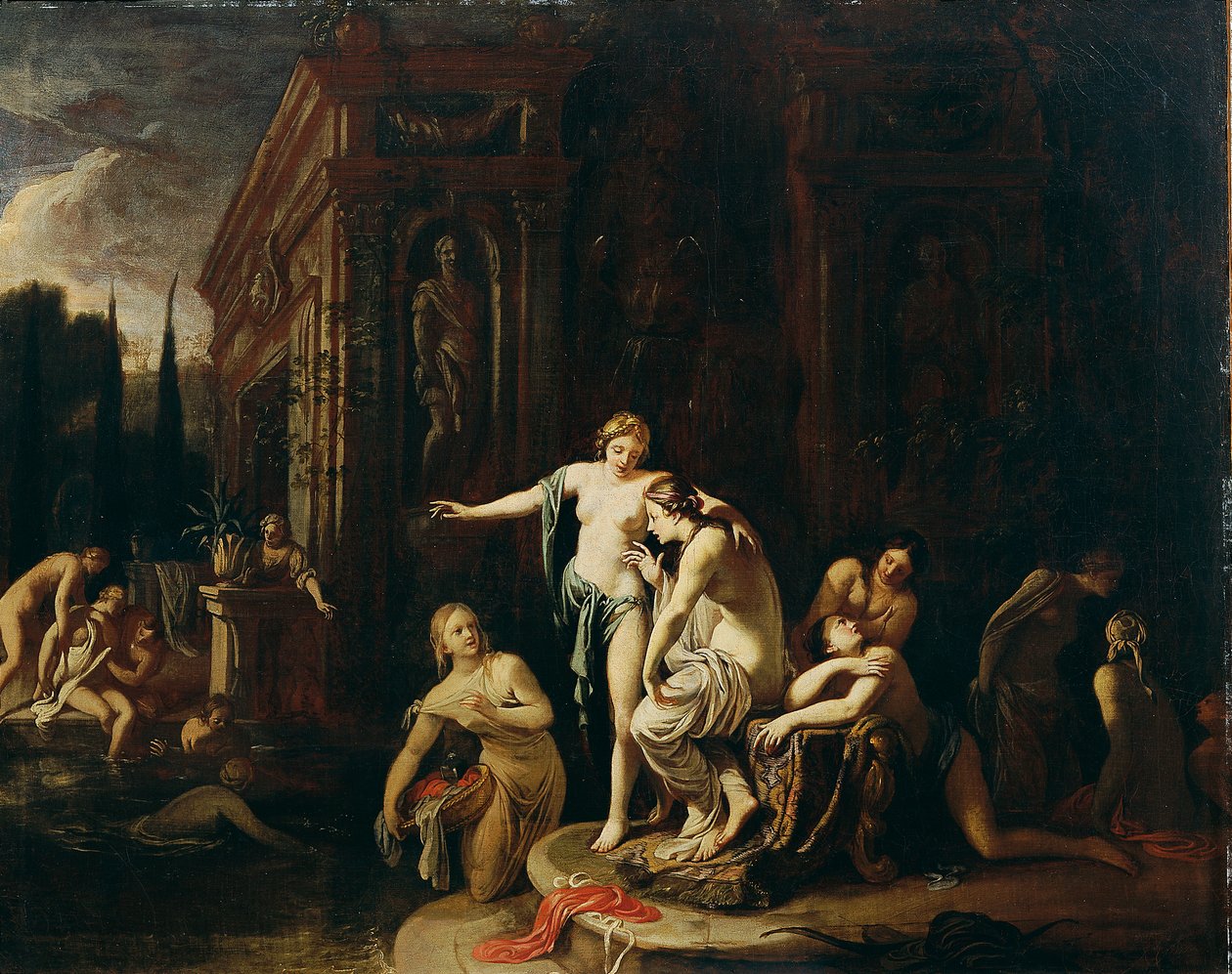 Diana és Callisto a fürdőben alkotó: Johann Spillenberger