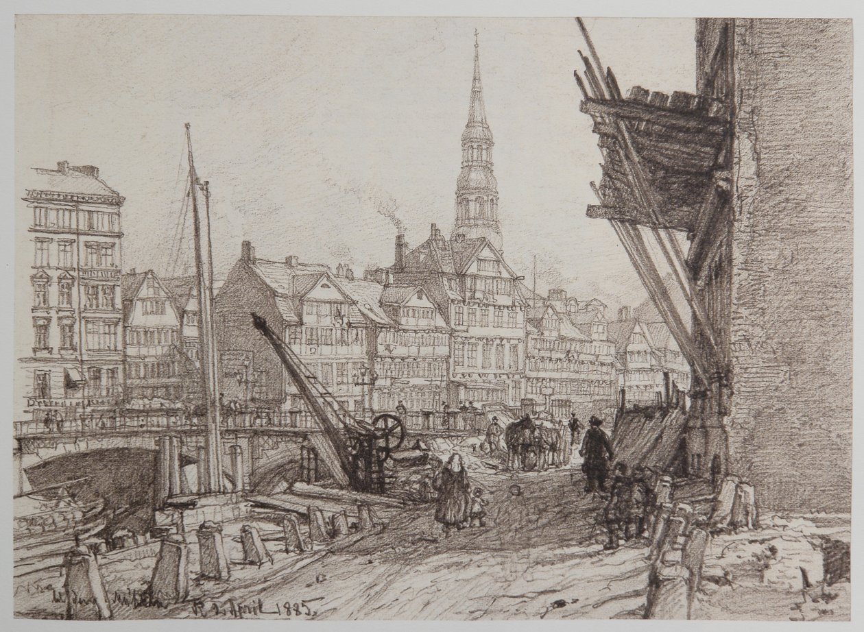 Steinwerder 21-05-1882 alkotó: Johann Theobald Riefesell