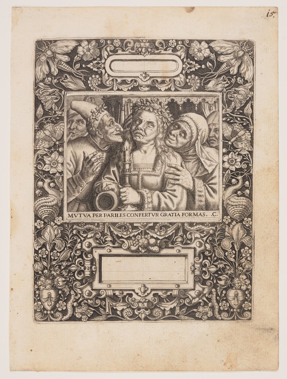Lemez az Emblemata Nobilitati et Vulgo Scitu Digna című kötetből alkotó: Johann Theodor de Bry