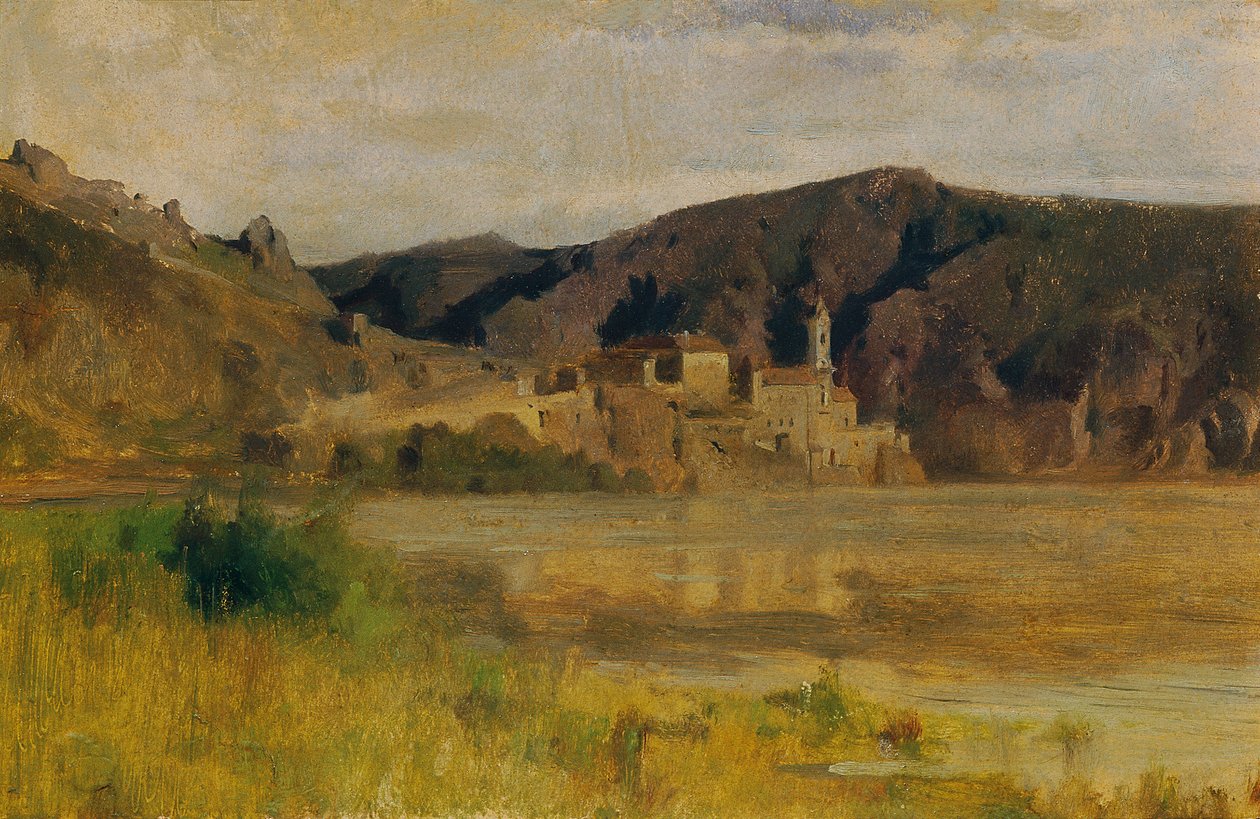 Durnstein látványa alkotó: Johann  Till der Jüngere