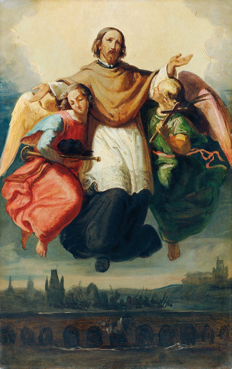 Nepomuki Szent János dicsősége alkotó: Johann  Till der Jüngere