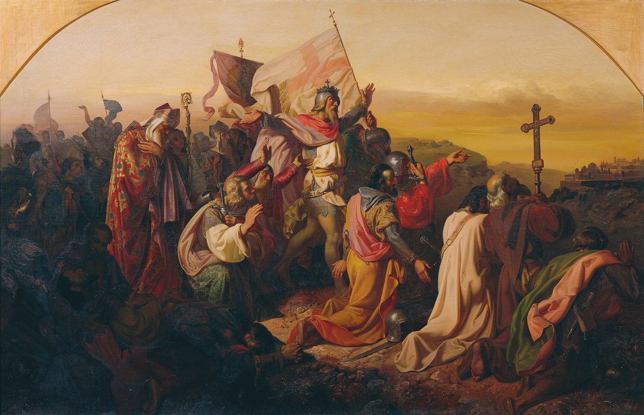 Bouillon Godfrey és a keresztesek alkotó: Johann  Till der Jüngere