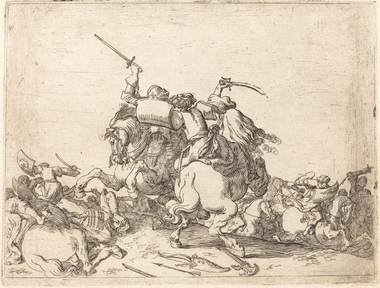 Különféle csaták szeszélyei alkotó: Johann Wilhelm Baur