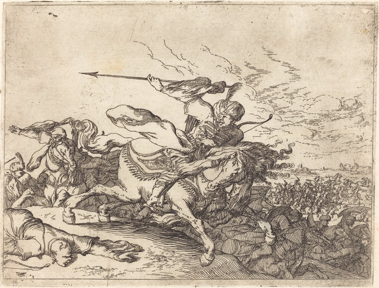 Különféle csaták szeszélyei, 1635. alkotó: Johann Wilhelm Baur