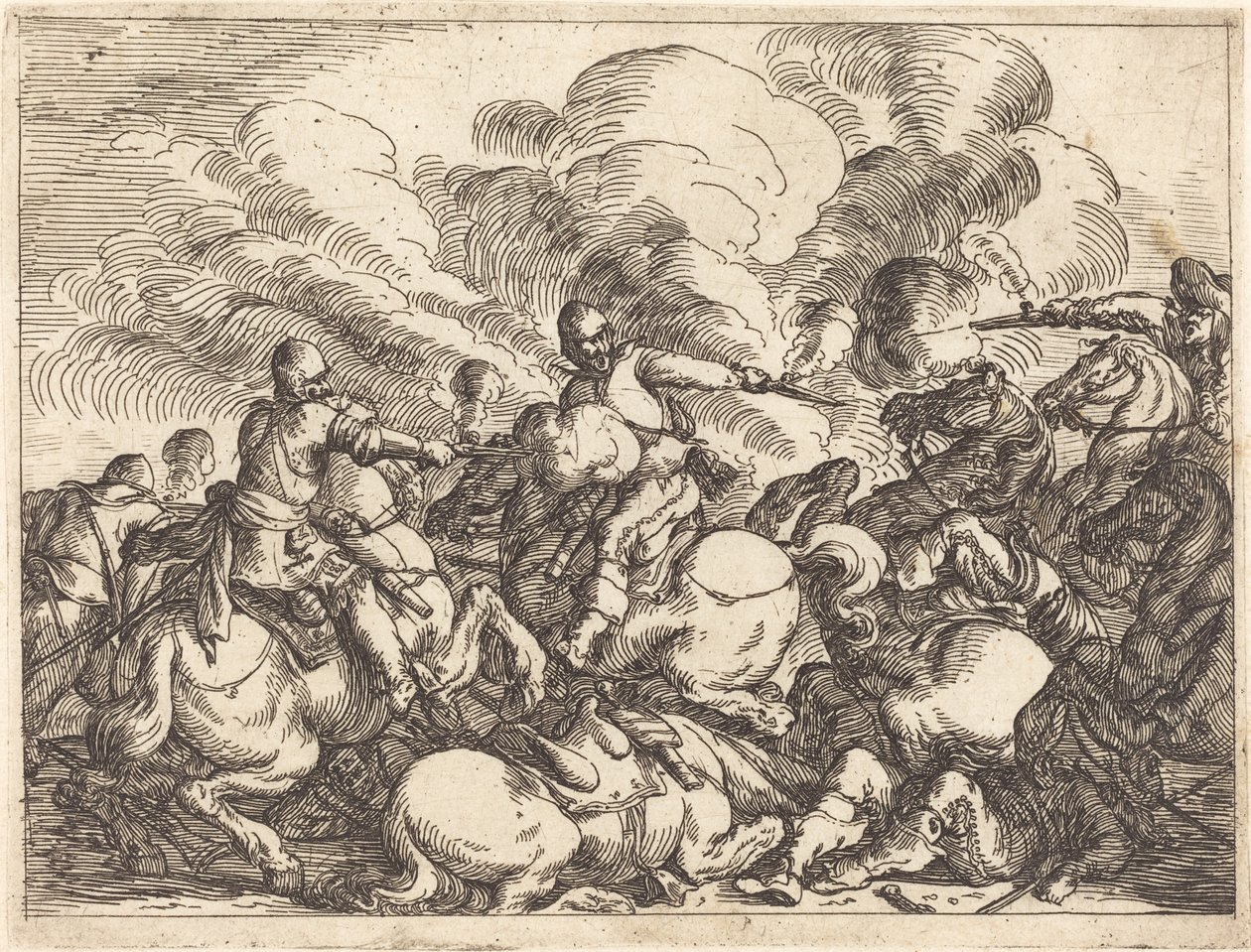 Különféle csaták szeszélyei, 1635. alkotó: Johann Wilhelm Baur