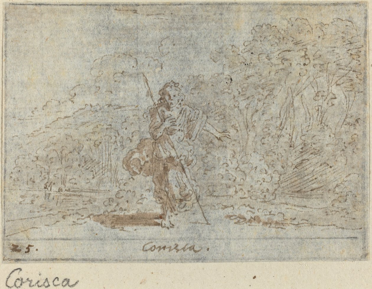 Corisca alkotó: Johann Wilhelm Baur