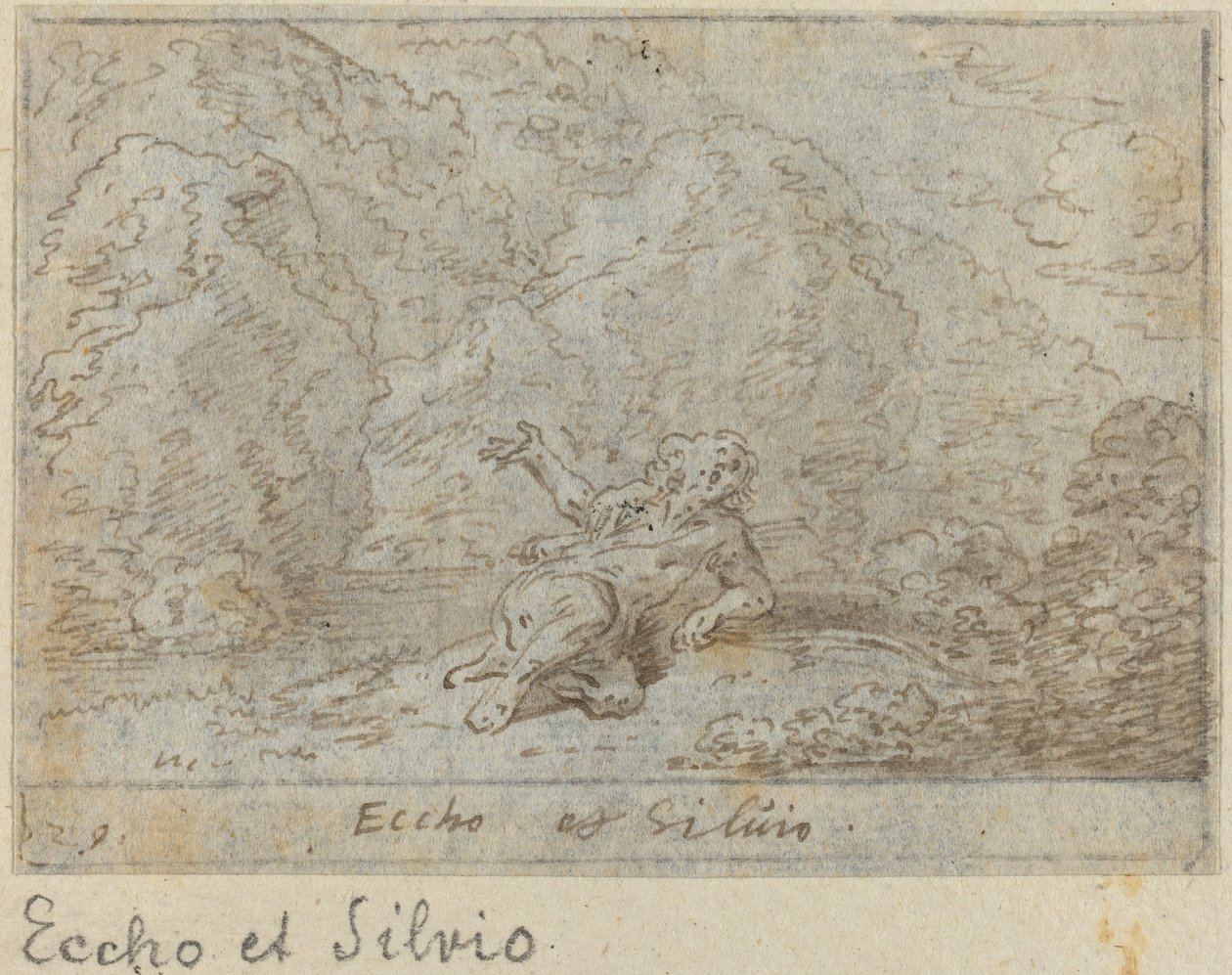 Silvio alkotó: Johann Wilhelm Baur