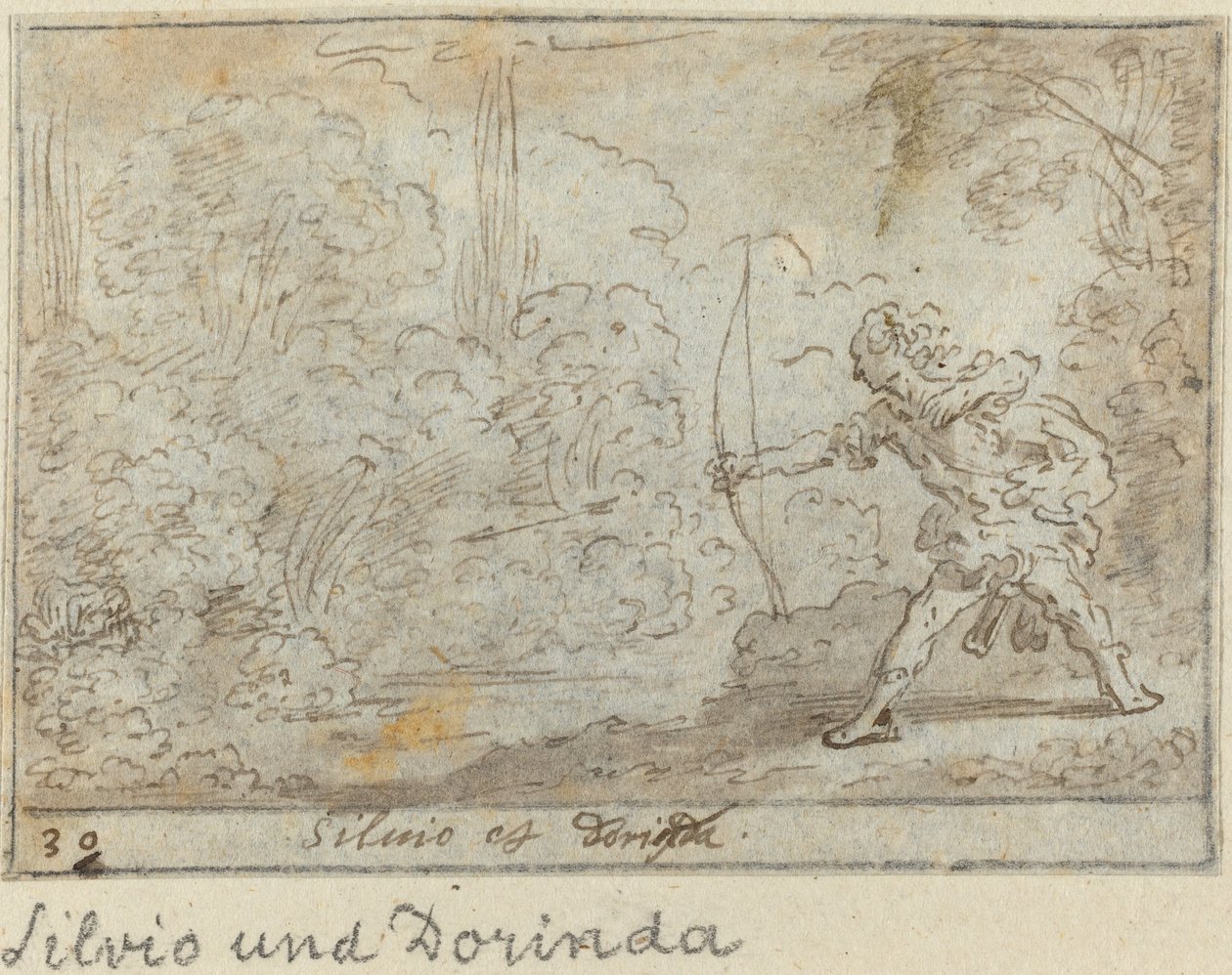 Silvio és Dorinda alkotó: Johann Wilhelm Baur