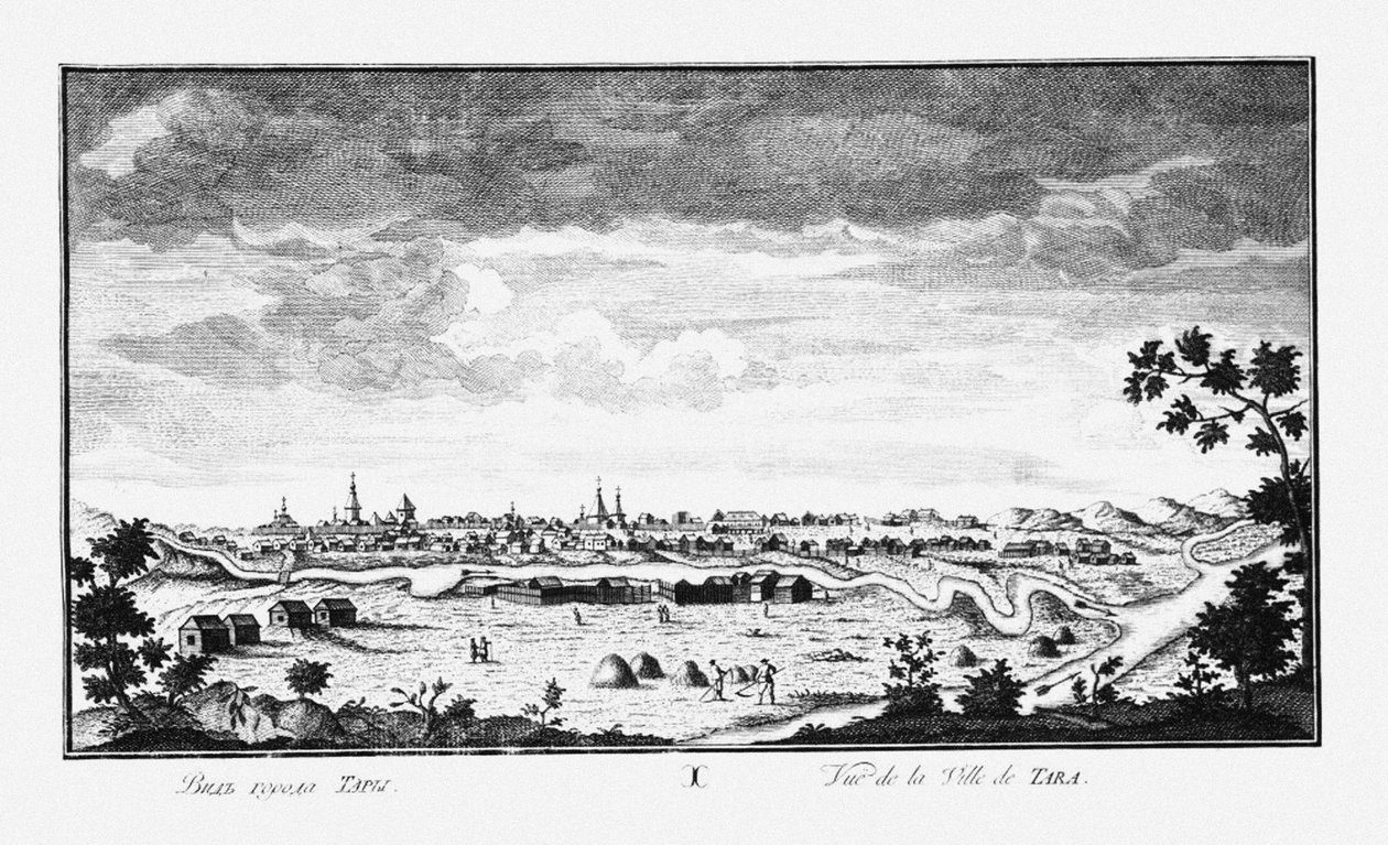 Tara látképe, 1735 körül alkotó: Johann Wilhelm Lürsenius