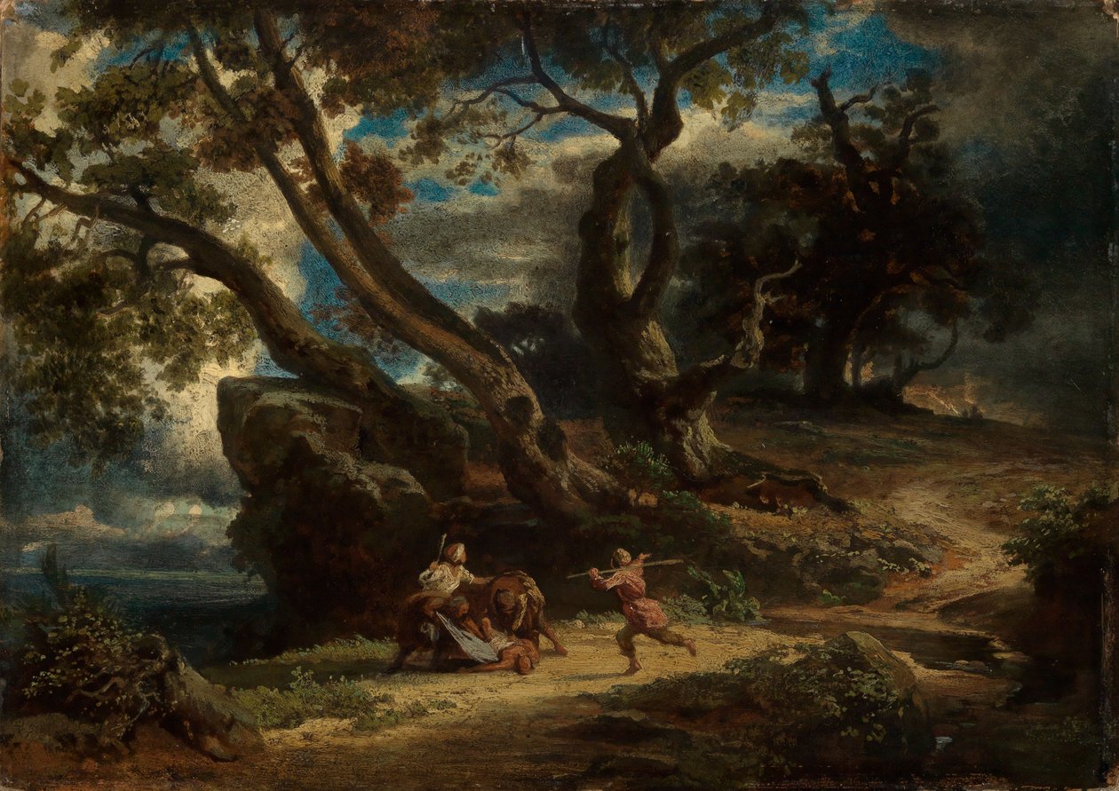 A rajtaütés alkotó: Johann Wilhelm Schirmer