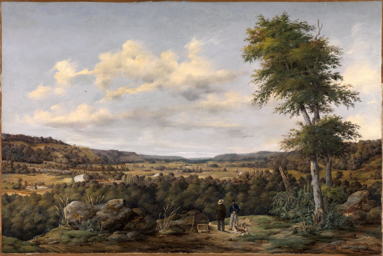 Tájkép Belgiumban alkotó: Johann Wilhelm Schirmer